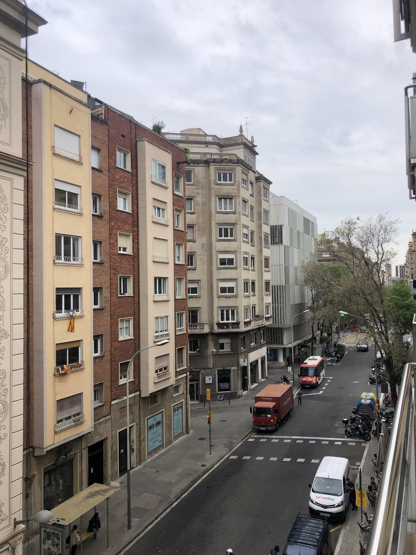 Vista exterior de Pis de lloguer en  Barcelona Capital amb Aire condicionat, Calefacció i Terrassa