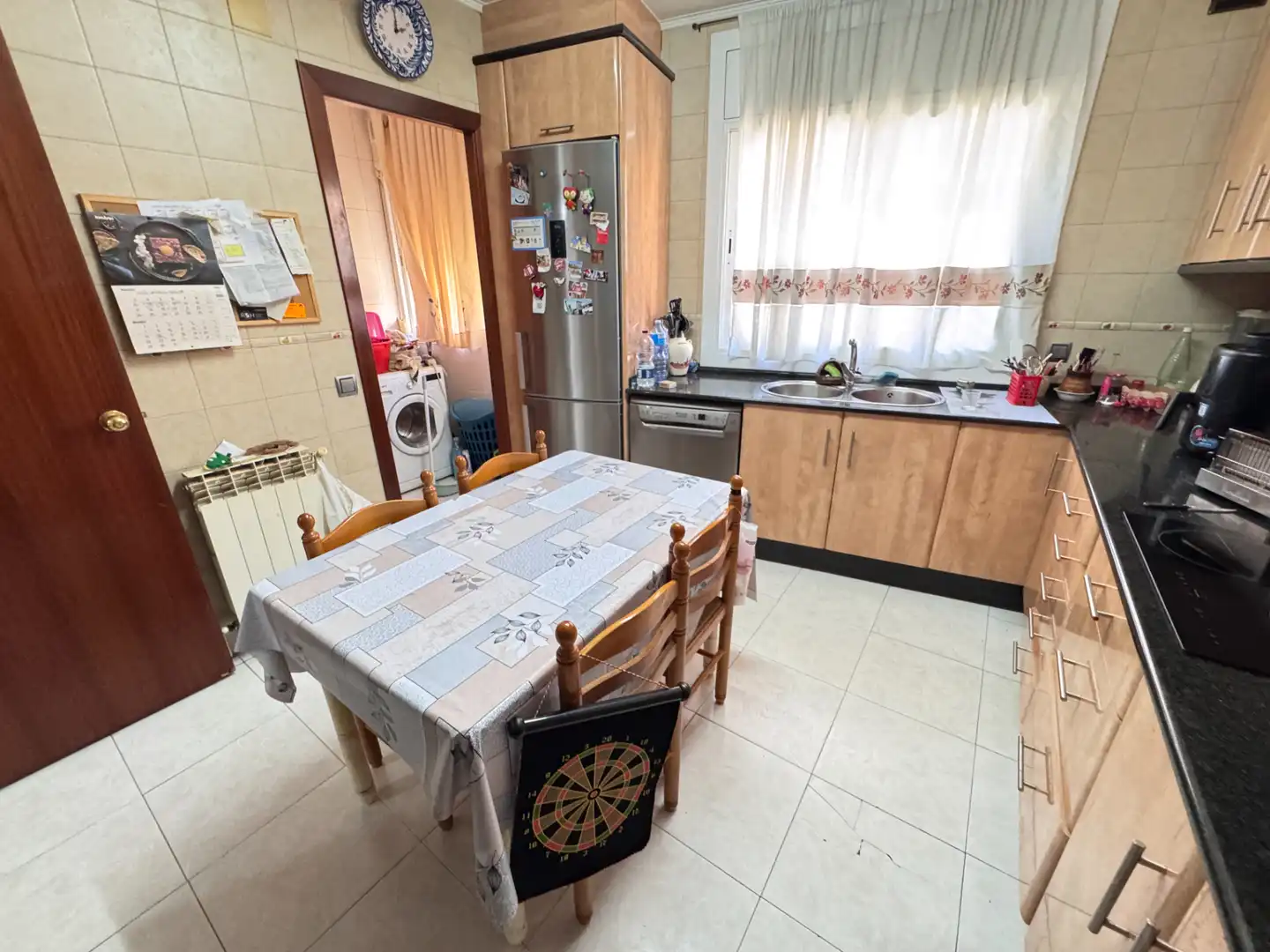 Cuina de Casa adosada en venda en Cardedeu amb Aire condicionat, Calefacció i Jardí privat
