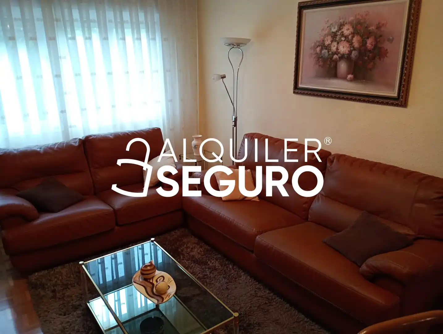 Wohnzimmer von Wohnung zur Miete in Vitoria - Gasteiz mit Heizung, Terrasse und Möbliert