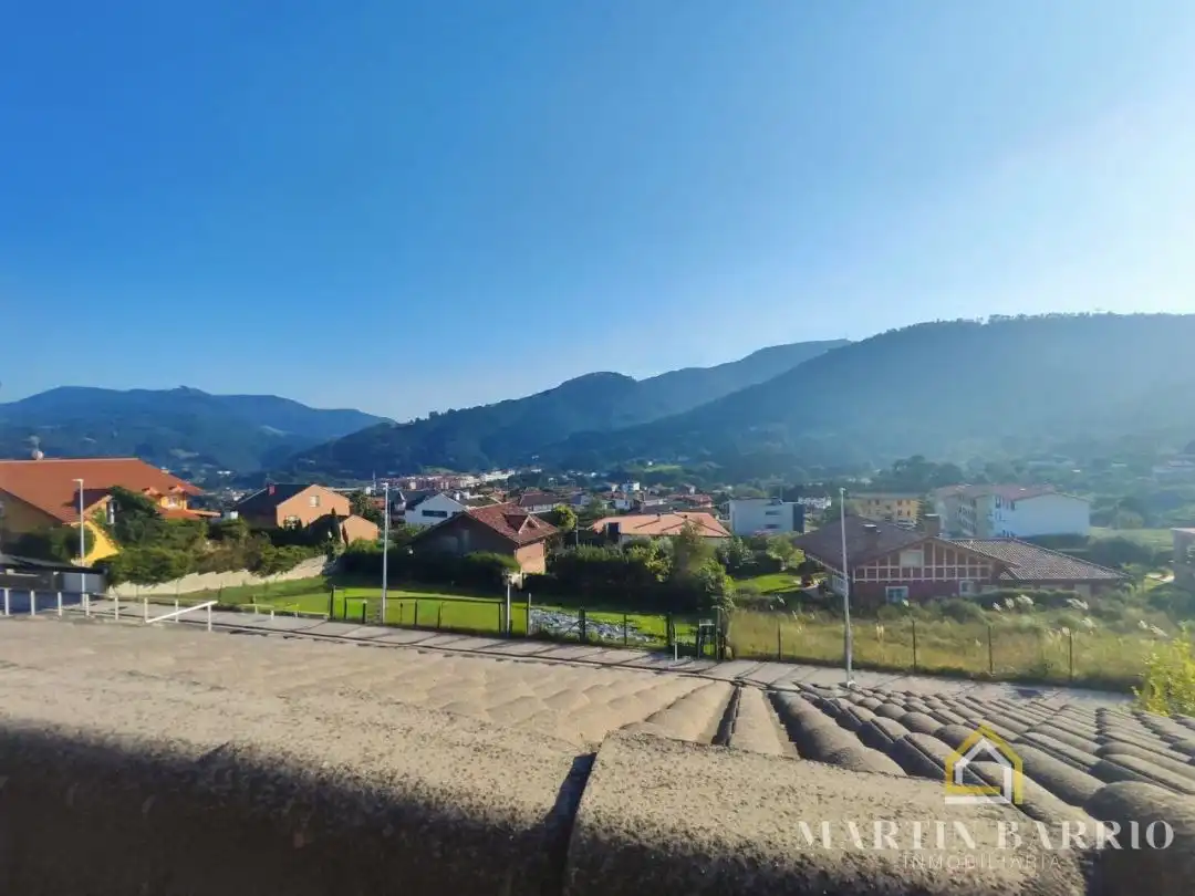 Vista exterior de Casa o chalet en venta en Muskiz con Calefacción, Jardín privado y Terraza