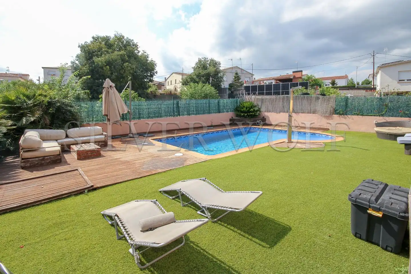 Swimming pool of Houses for sale in Santa Eulàlia de Ronçana  with Air Conditioner, Heating and Private garden