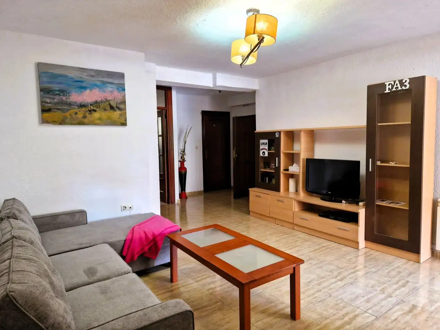 Sala de estar de Piso para compartir en Granada con Calefacción, Terraza y Amueblado
