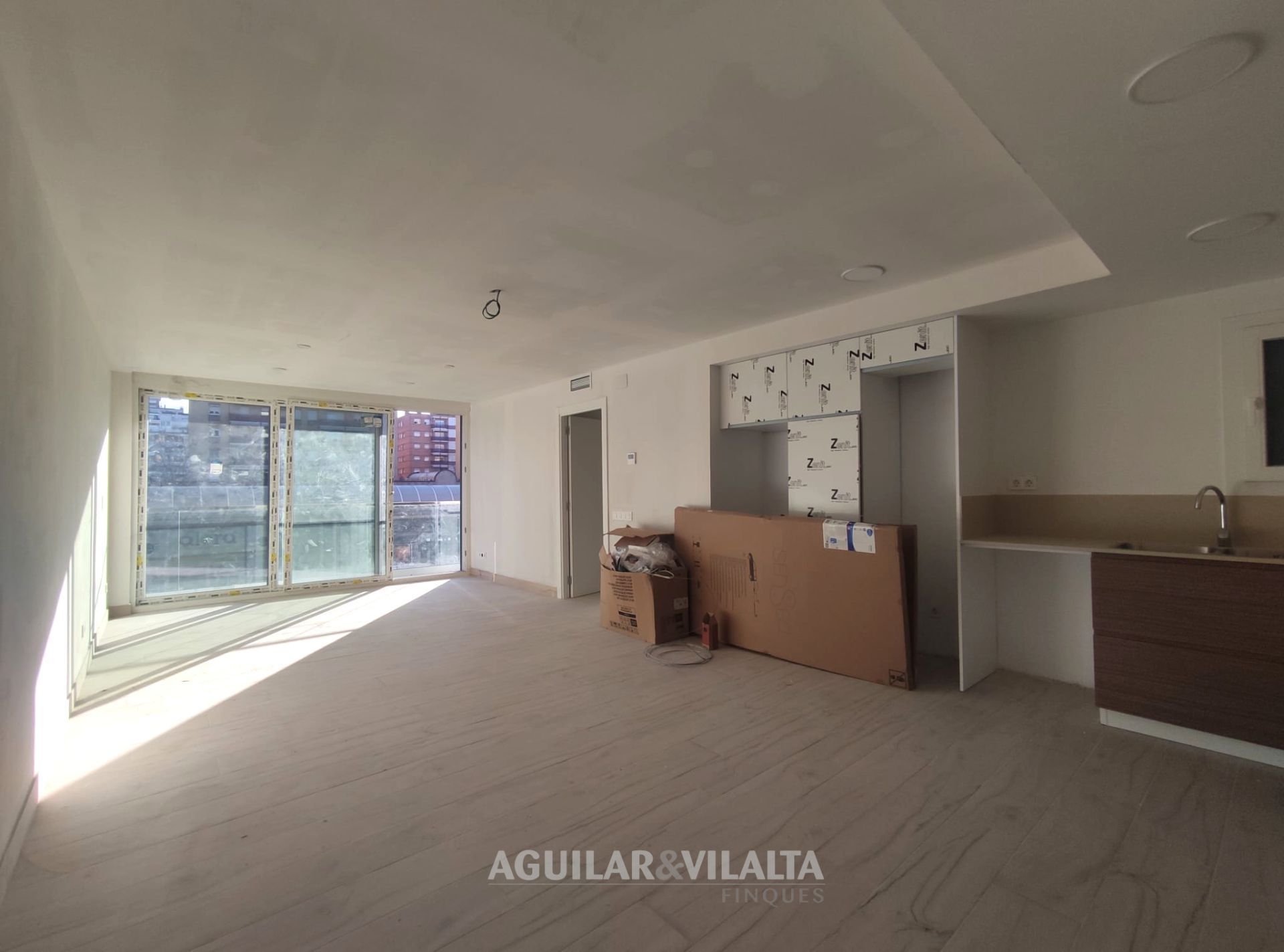 Sala de estar de Piso en venta en Granollers con Aire acondicionado y Calefacción