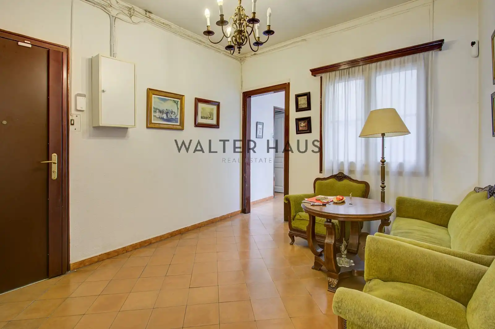 Sala de estar de Piso en venta en Barcelona con Balcón