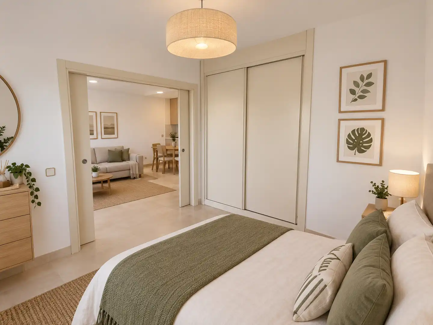 Bedroom of Apartments for rent in Madrid  with Air Conditioner, Heating and Storage room