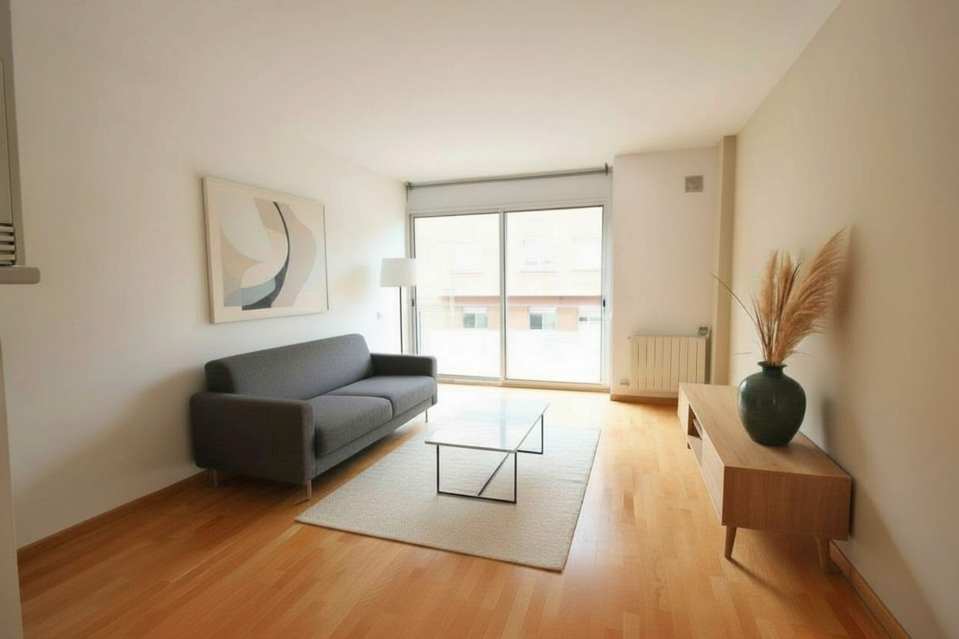 Living room of Flat to rent in  Barcelona Capital  with Air Conditioner, Heating and Parquet flooring