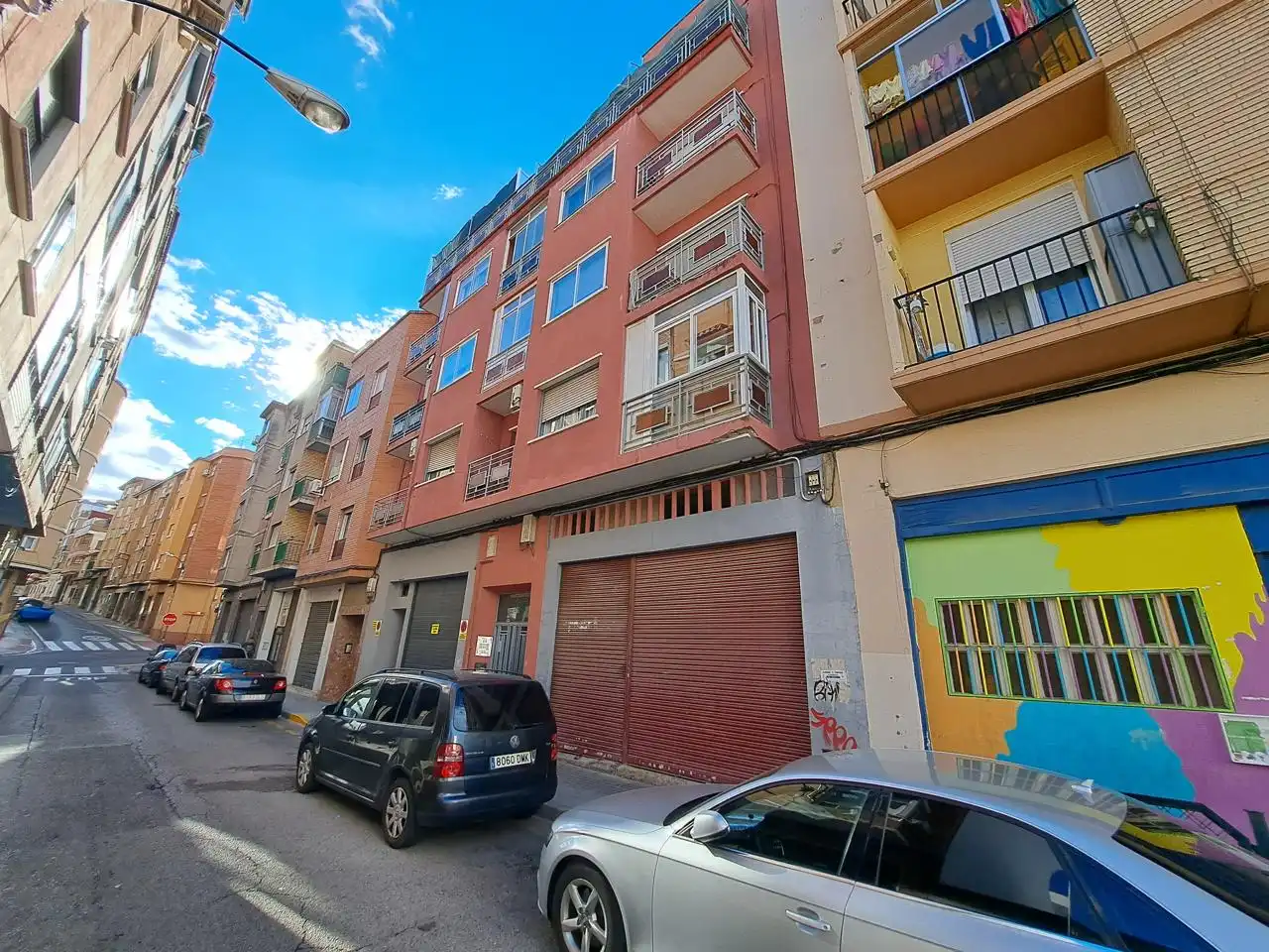 Exterior view of Flat for sale in Zaragoza  with Air Conditioner