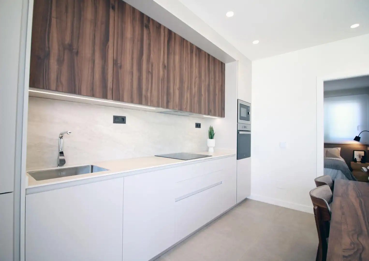 Cocina de Casa o chalet en venta en Pilar de la Horadada con Jardín privado, Terraza y Piscina comunitaria