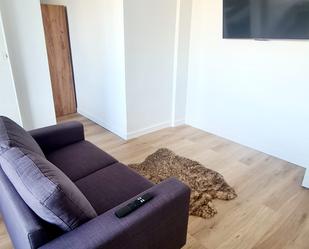 Living room of Apartment to rent in  Valencia Capital  with Air Conditioner, Parquet flooring and Furnished