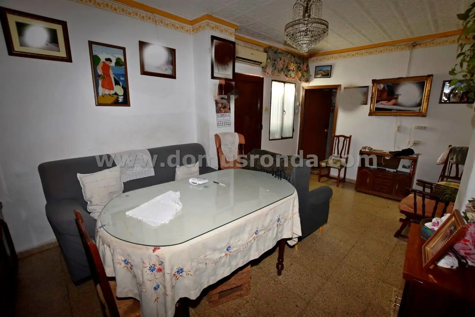 Menjador de Casa o xalet en venda en Ronda amb Calefacció i Balcó