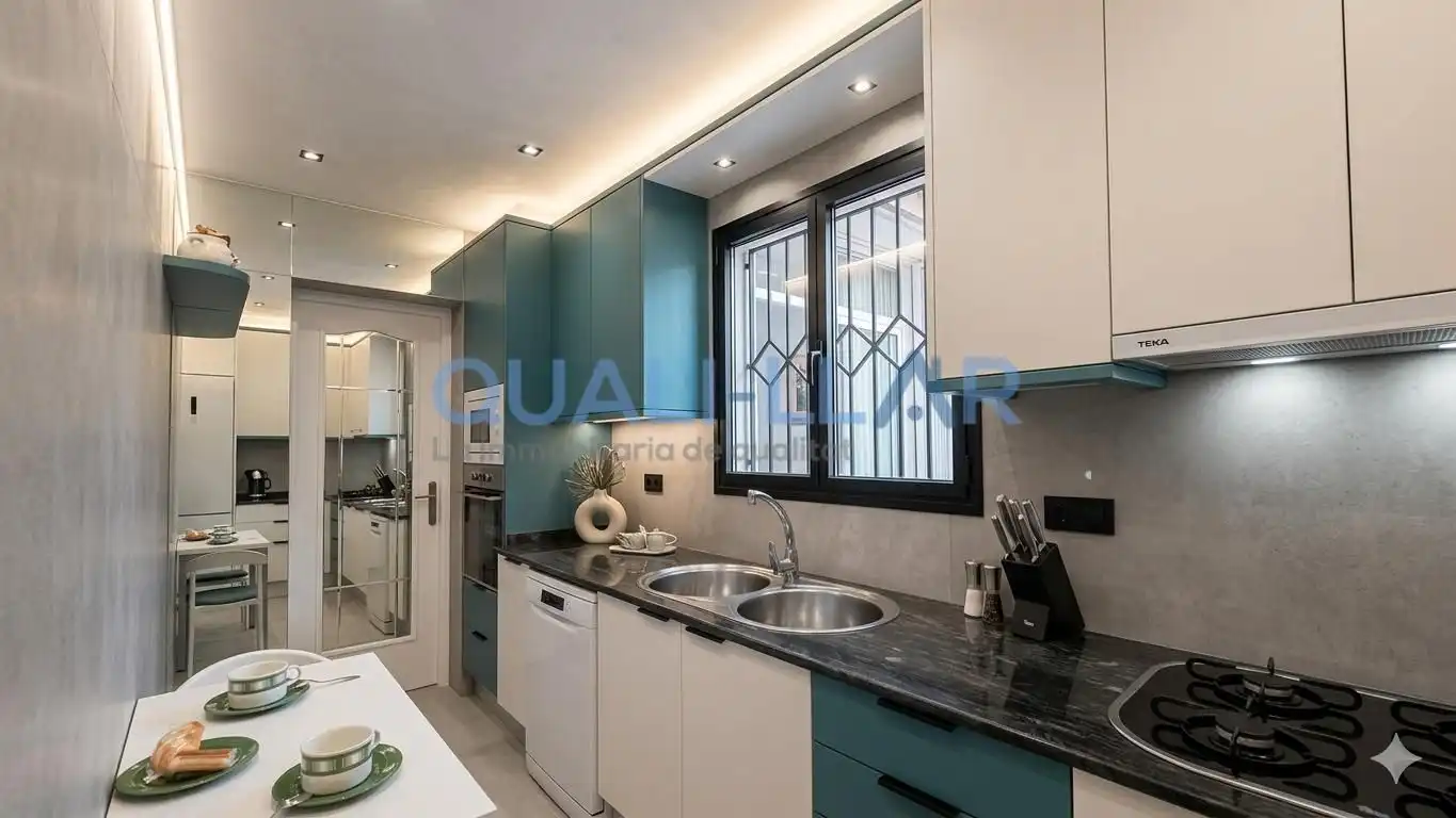 Kitchen of Houses for sale in Sant Feliu de Llobregat  with Terrace