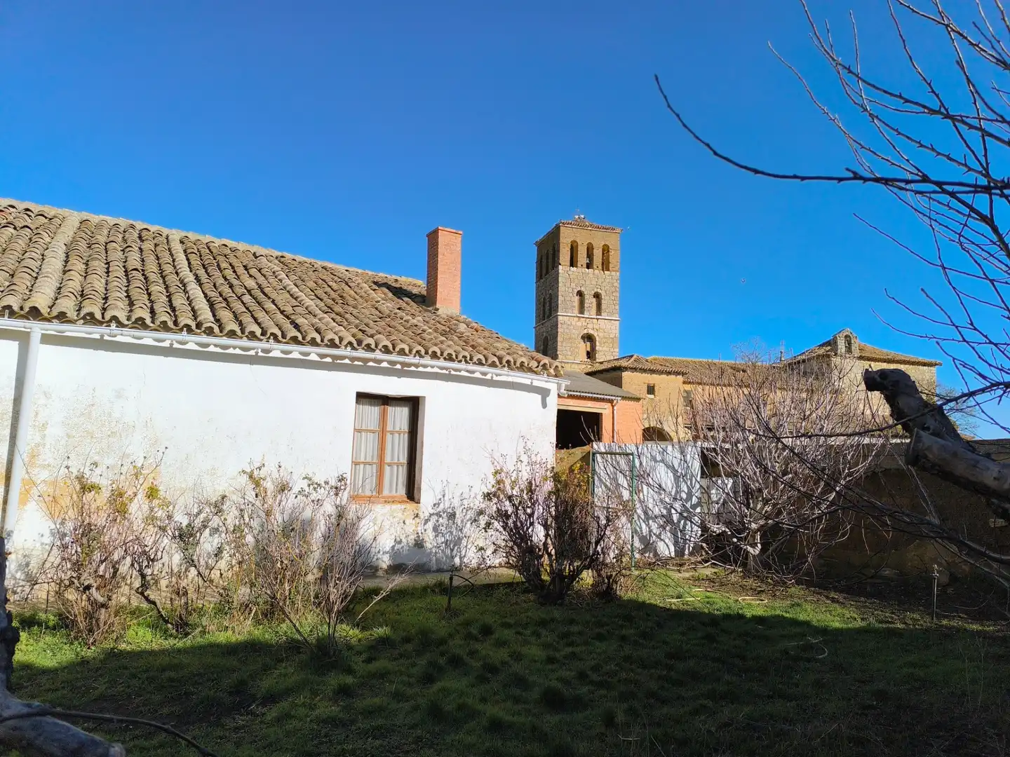 Vista exterior de Casa o chalet en venta en Villamartín de Campos con Calefacción, Jardín privado y Trastero