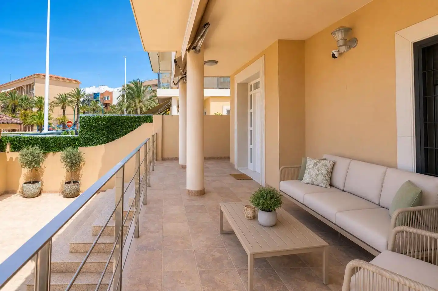 Terraza de Casa o chalet en venta en Elche / Elx con Aire acondicionado, Jardín privado y Parquet
