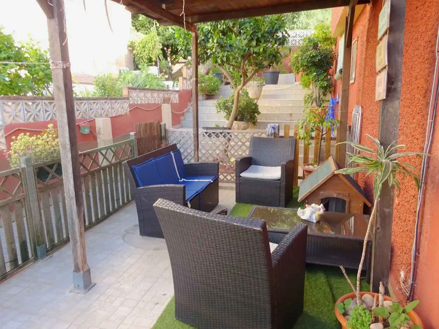 Terrassa de Casa o xalet en venda en Alhaurín de la Torre amb Aire condicionat, Jardí privat i Piscina