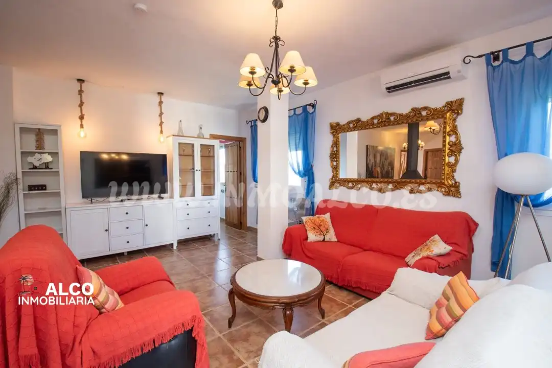 Living room of Houses for sale in Torrox  with Air Conditioner, Terrace and Swimming Pool