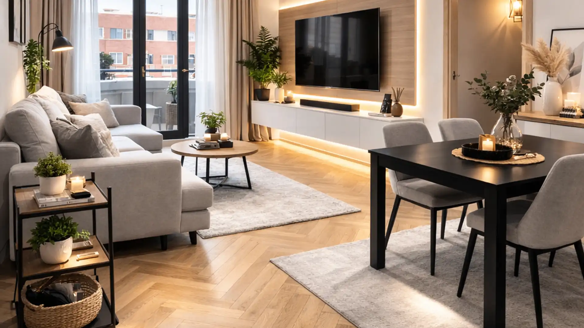 Living room of Flat for sale in  Barcelona Capital  with Balcony