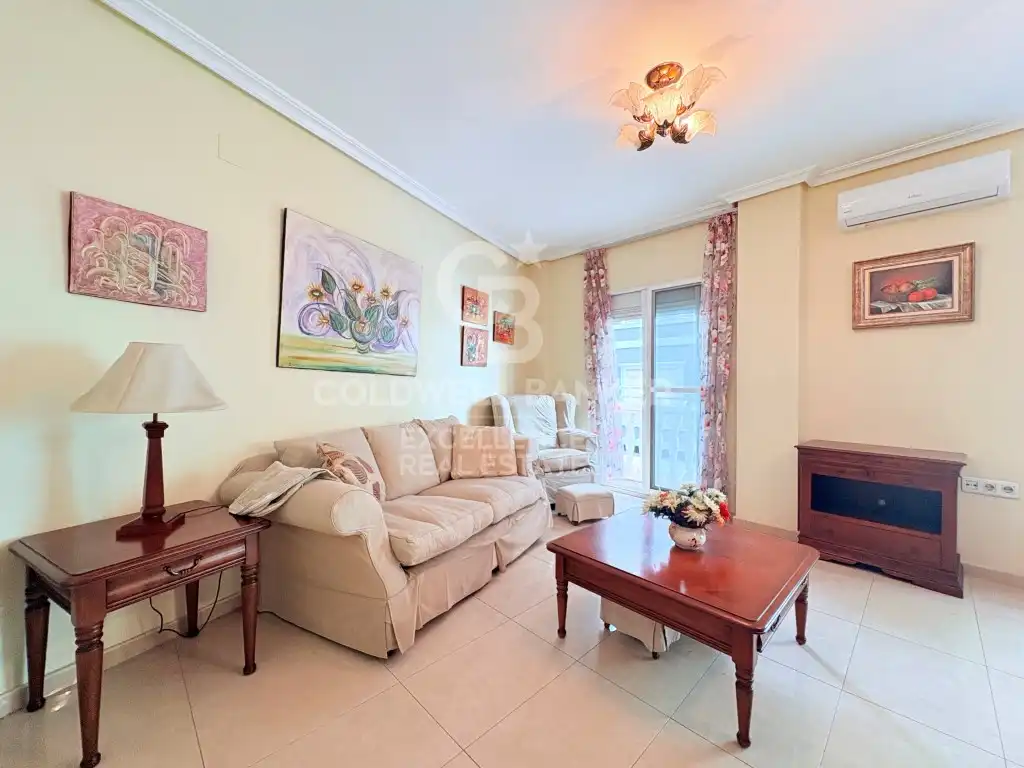 Sala de estar de Piso en venta en Valencia con Aire acondicionado, Terraza y Amueblado