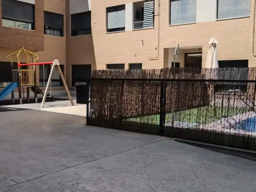 Vista exterior de Estudio de alquiler en Sant Joan d'Alacant con Aire acondicionado, Jardín privado y Piscina