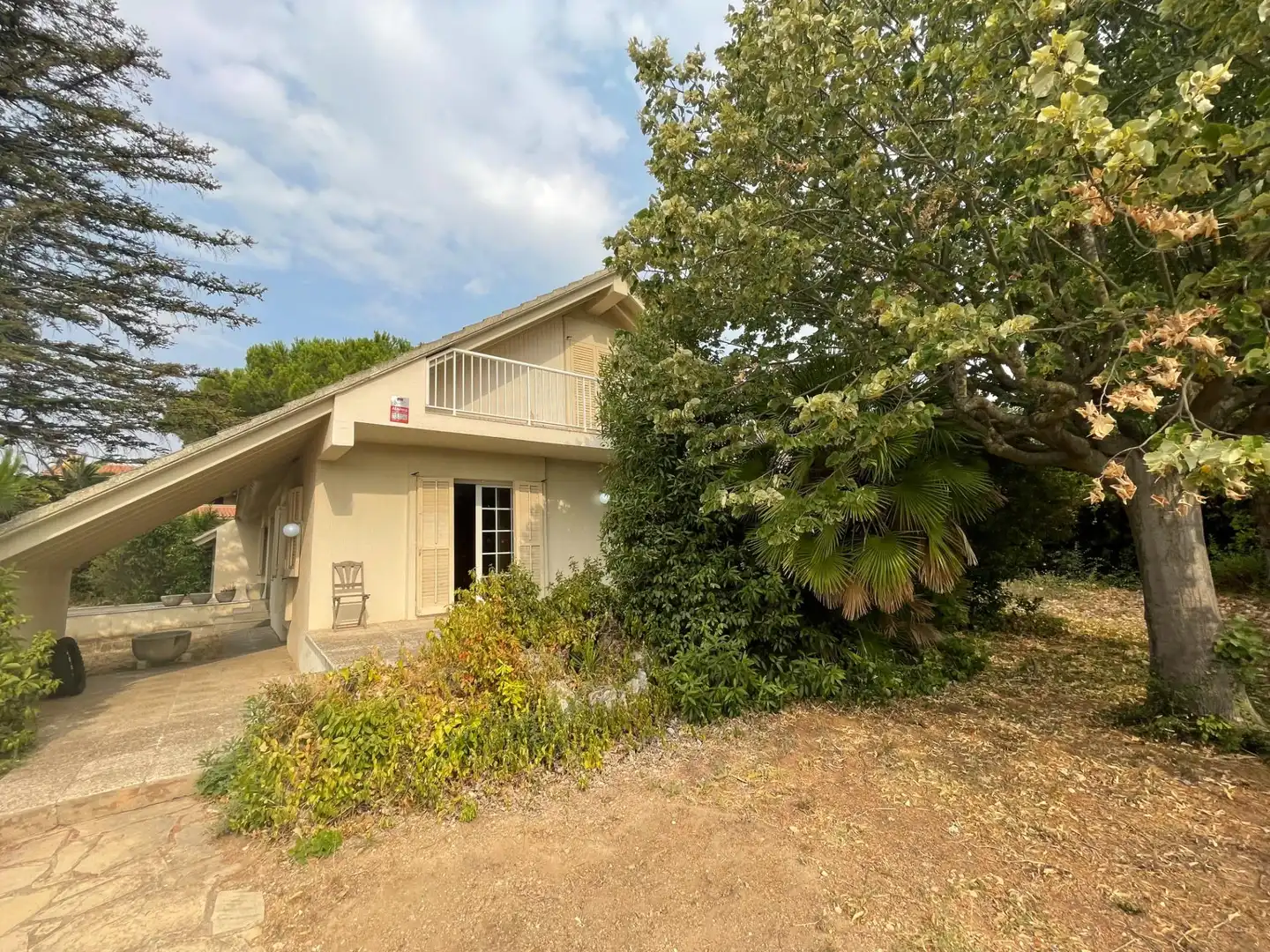 Vista exterior de Casa o chalet en venta en La Pobla de Claramunt con Calefacción, Jardín privado y Terraza