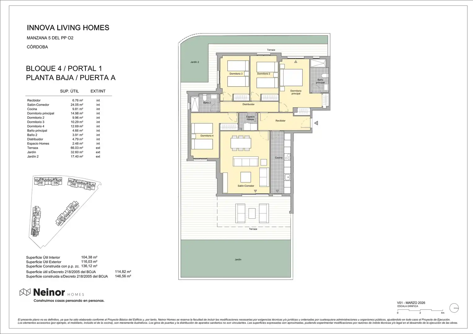 Piso de obra nueva en venta en Sector PPO2 0