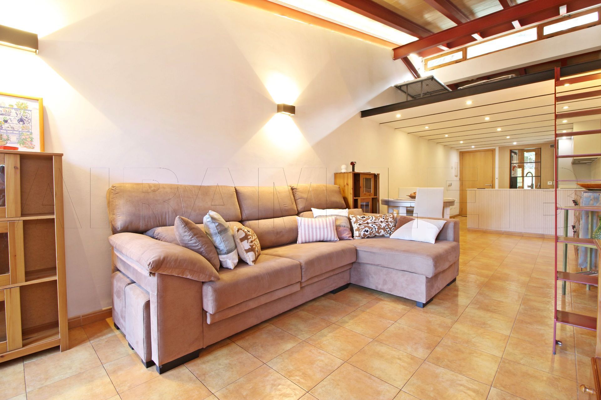 Sala de estar de Piso en venta en Escorca con Aire acondicionado, Calefacción y Amueblado