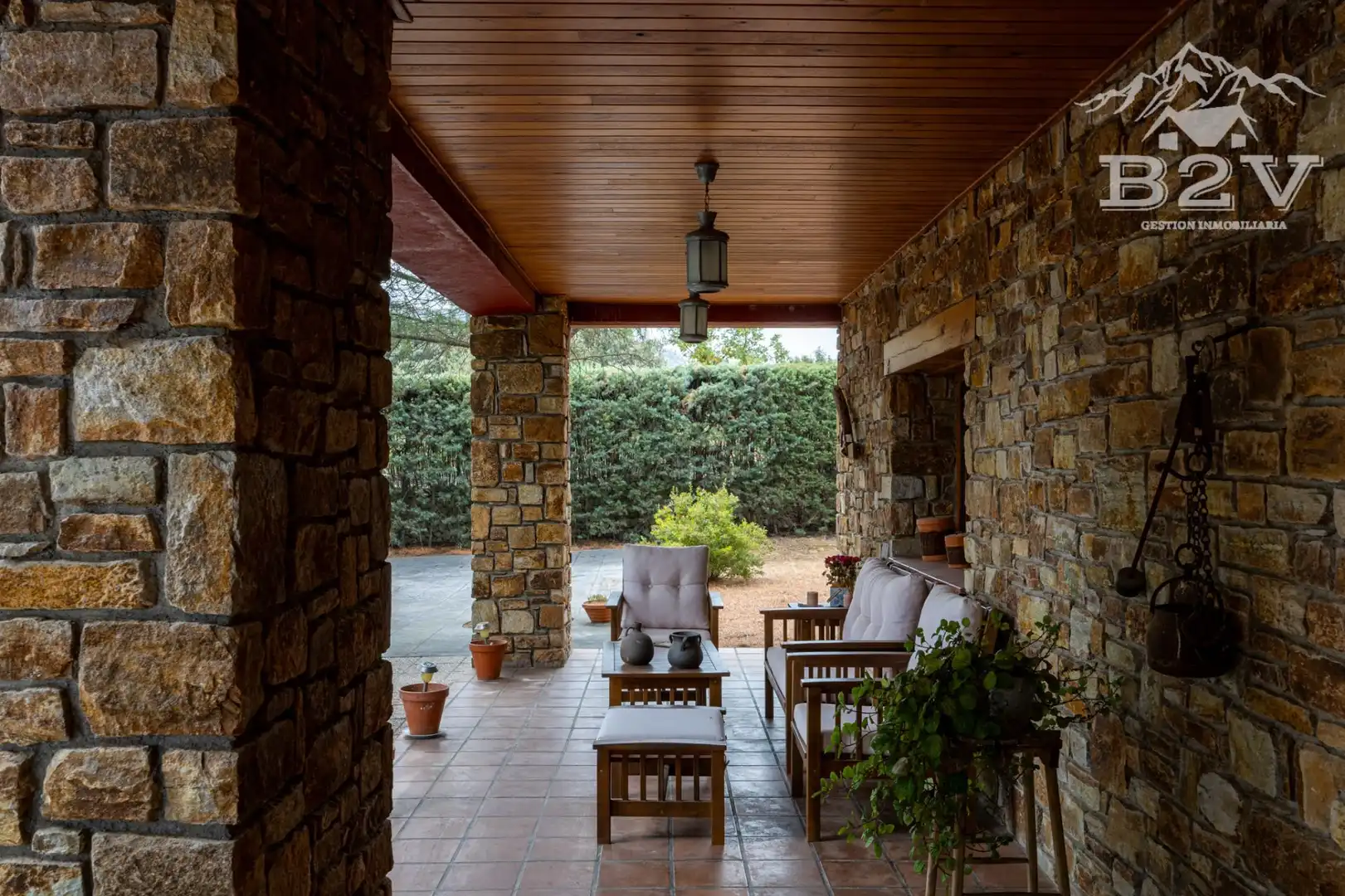 Terraza de Casa o chalet en venta en Garganta de los Montes con Aire acondicionado, Calefacción y Jardín privado