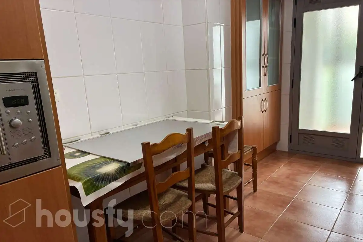 Dining room of Flat for rent in Valencia  with Air Conditioner, Storage room and Balcony