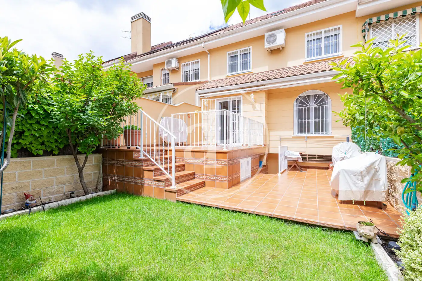 Garden of Detached homes for sale in Madrid  with Heating, Private garden and Terrace