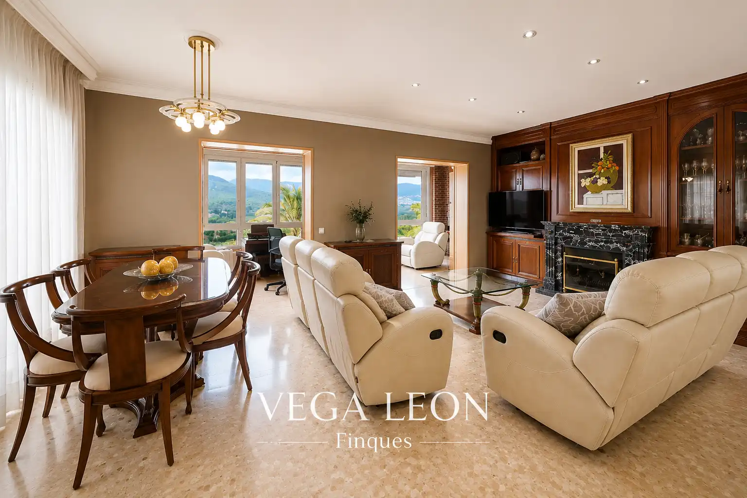 Sala de estar de Casa o chalet en venta en Mataró con Calefacción, Jardín privado y Terraza