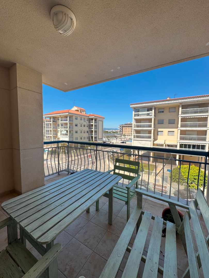 Terraza de Apartamento en venta en Burriana / Borriana con Terraza, Amueblado y Piscina comunitaria