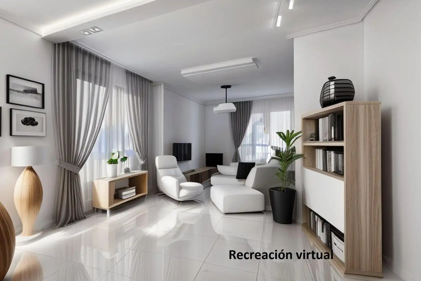 Living room of Houses for sale in Espartinas  with Air Conditioner, Private garden and Terrace
