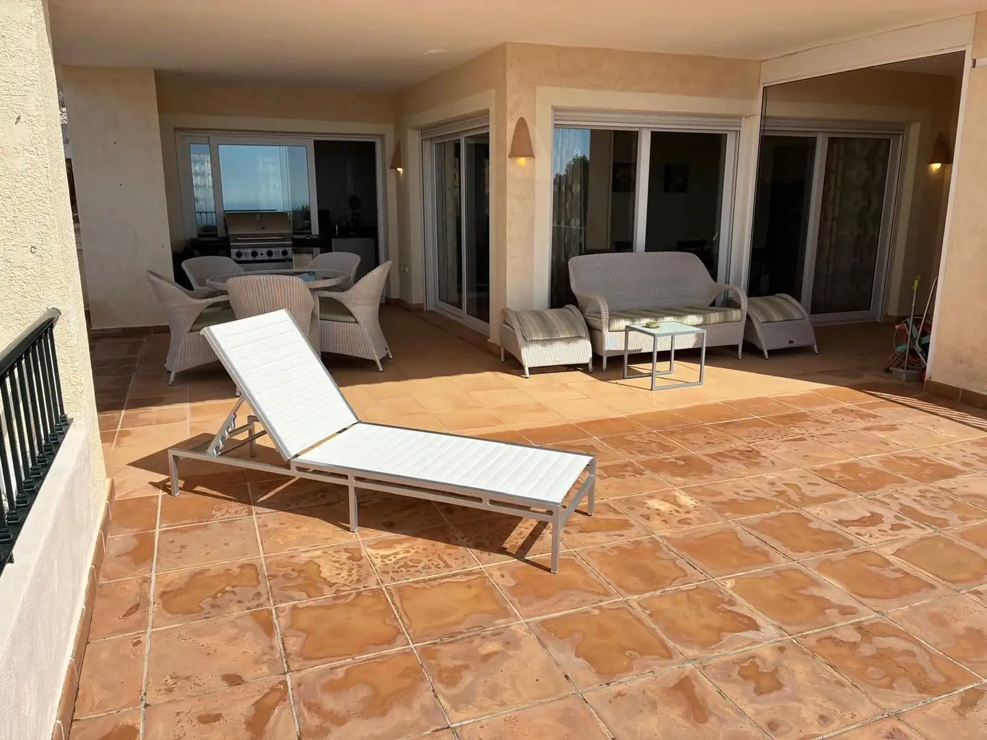 Terrasse von Dachboden zum Verkauf in Altea mit Klimaanlage, Heizung und Möbliert