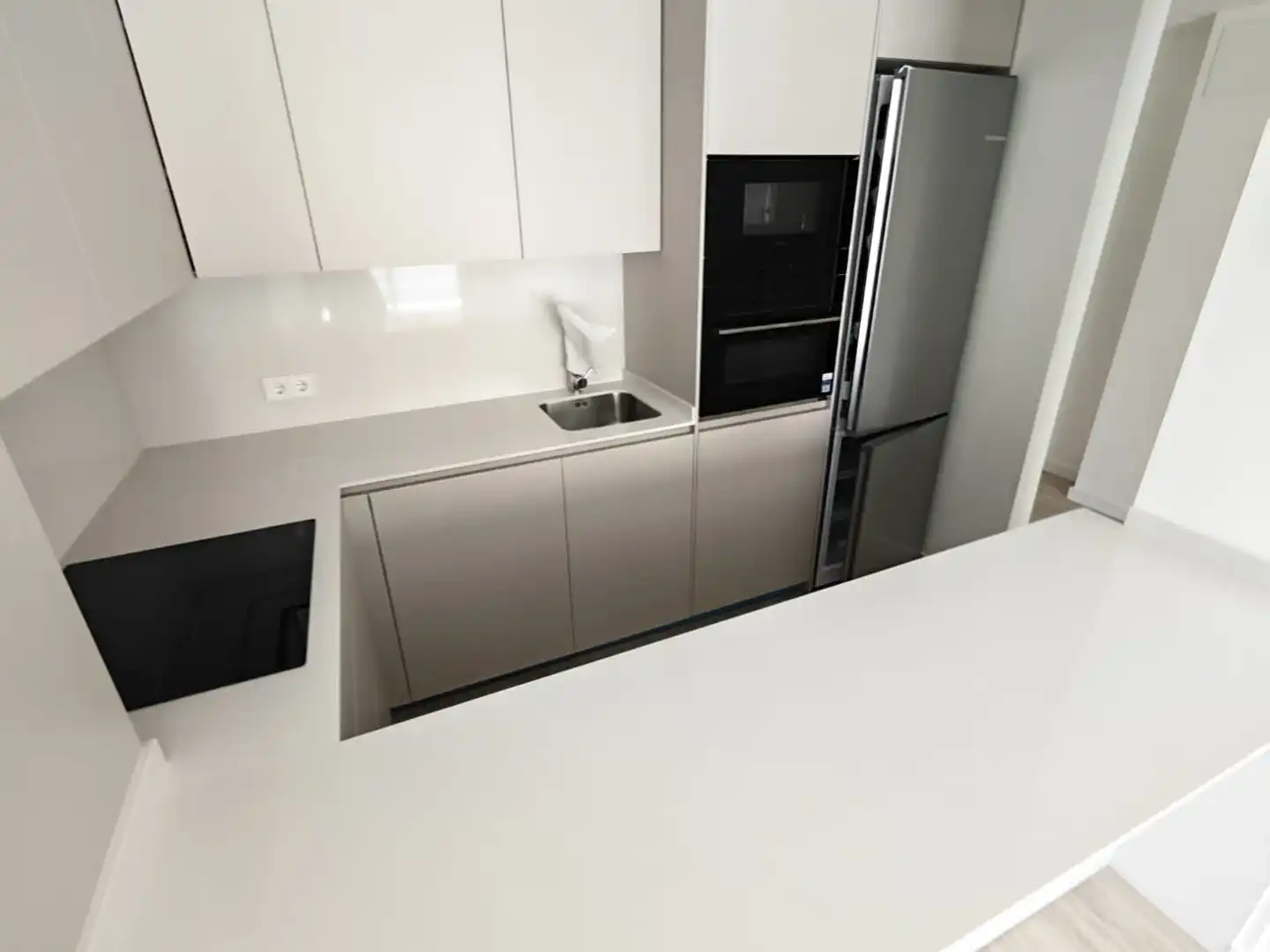 Cuina de Apartament de lloguer en Murcia amb Aire condicionat, Calefacció i Terrassa
