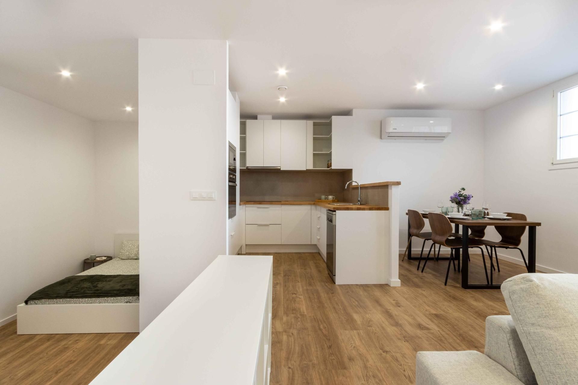 Kitchen of Loft for sale in Sabadell  with Air Conditioner and Parquet flooring