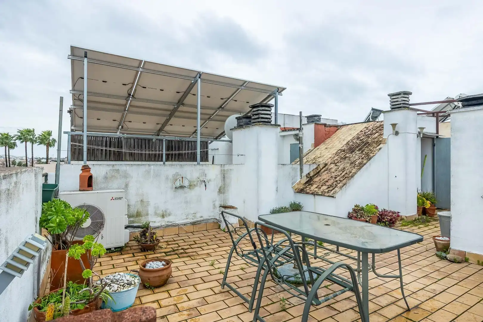 Terrace of Duplexes for sale in Dos Hermanas  with Air Conditioner, Terrace and Community pool