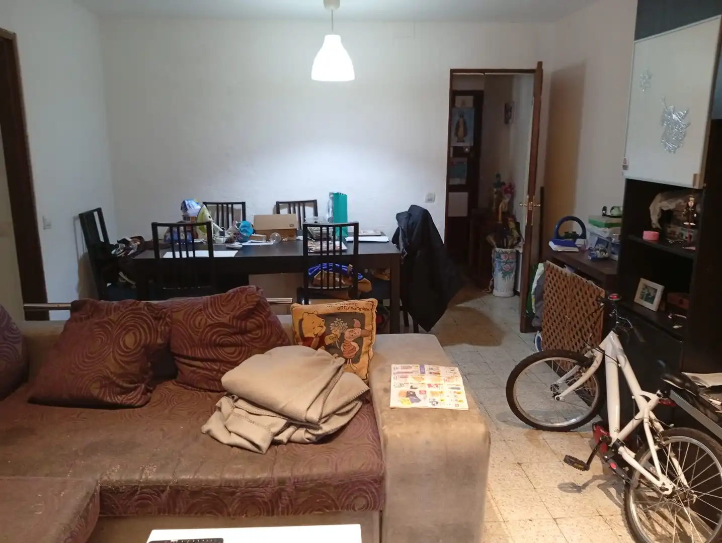 Living room of Flat for sale in  Sevilla Capital  with Air Conditioner, Terrace and Furnished