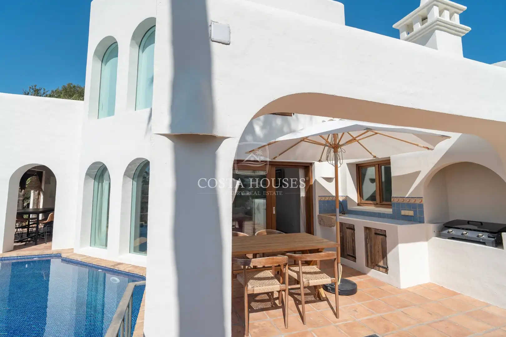 Terrassa de Casa o xalet en venda en Moraira amb Aire condicionat, Calefacció i Jardí privat