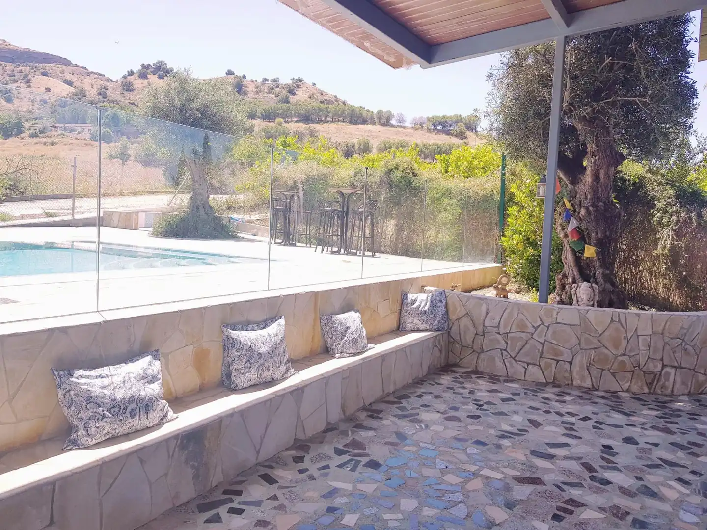 Terrassa de Casa o xalet en venda en Pizarra amb Aire condicionat, Calefacció i Jardí privat
