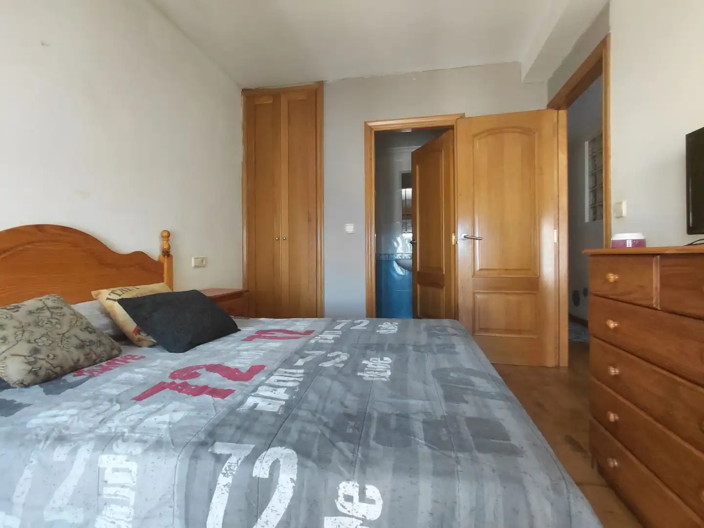 Schlafzimmer von Wohnung zum Verkauf in O Grove   mit Heizung, Parkett und Terrasse