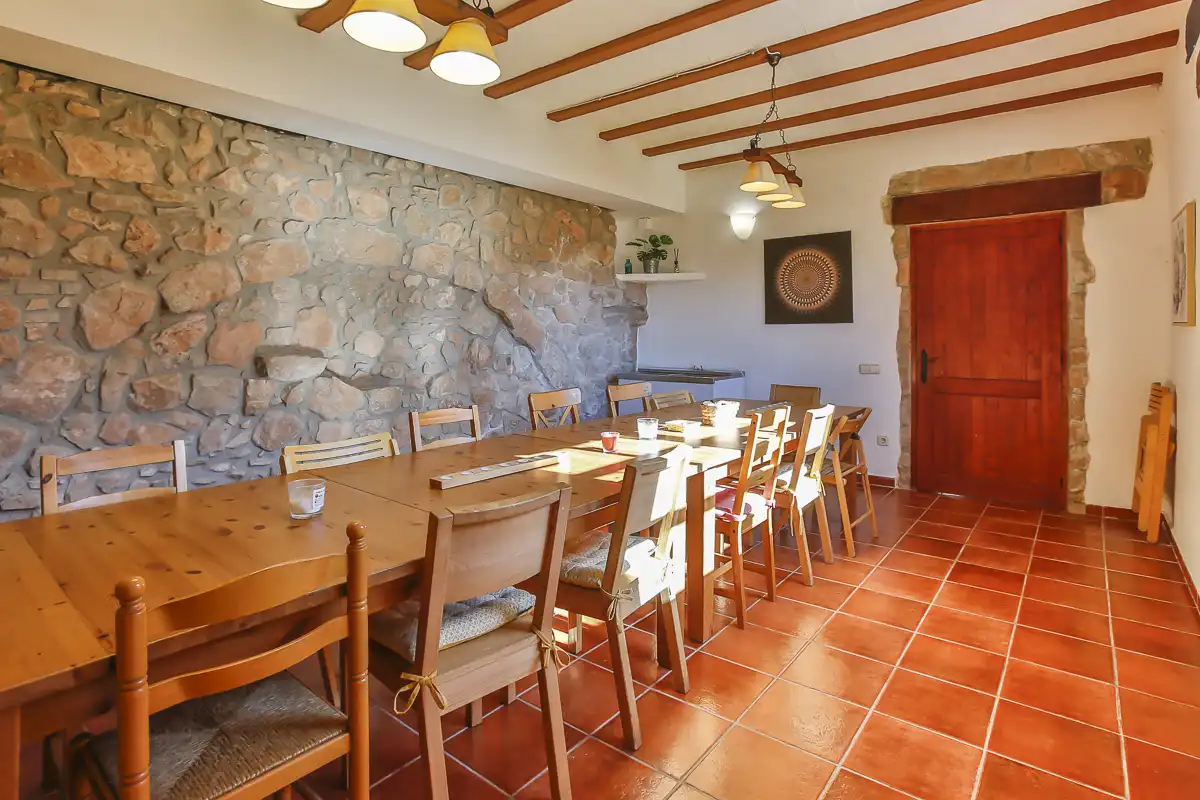 Dining room of Country homes for sale in Aguilar de Segarra  with Heating, Swimming Pool and Internet