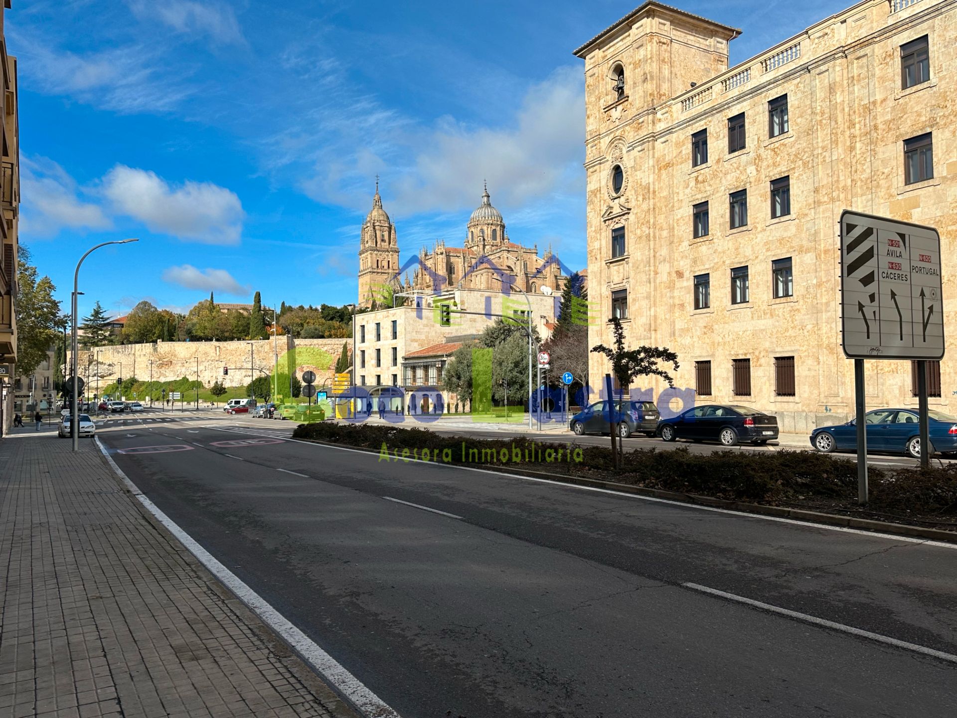 Exterior view of Flat to rent in Salamanca Capital  with Heating, Parquet flooring and Furnished