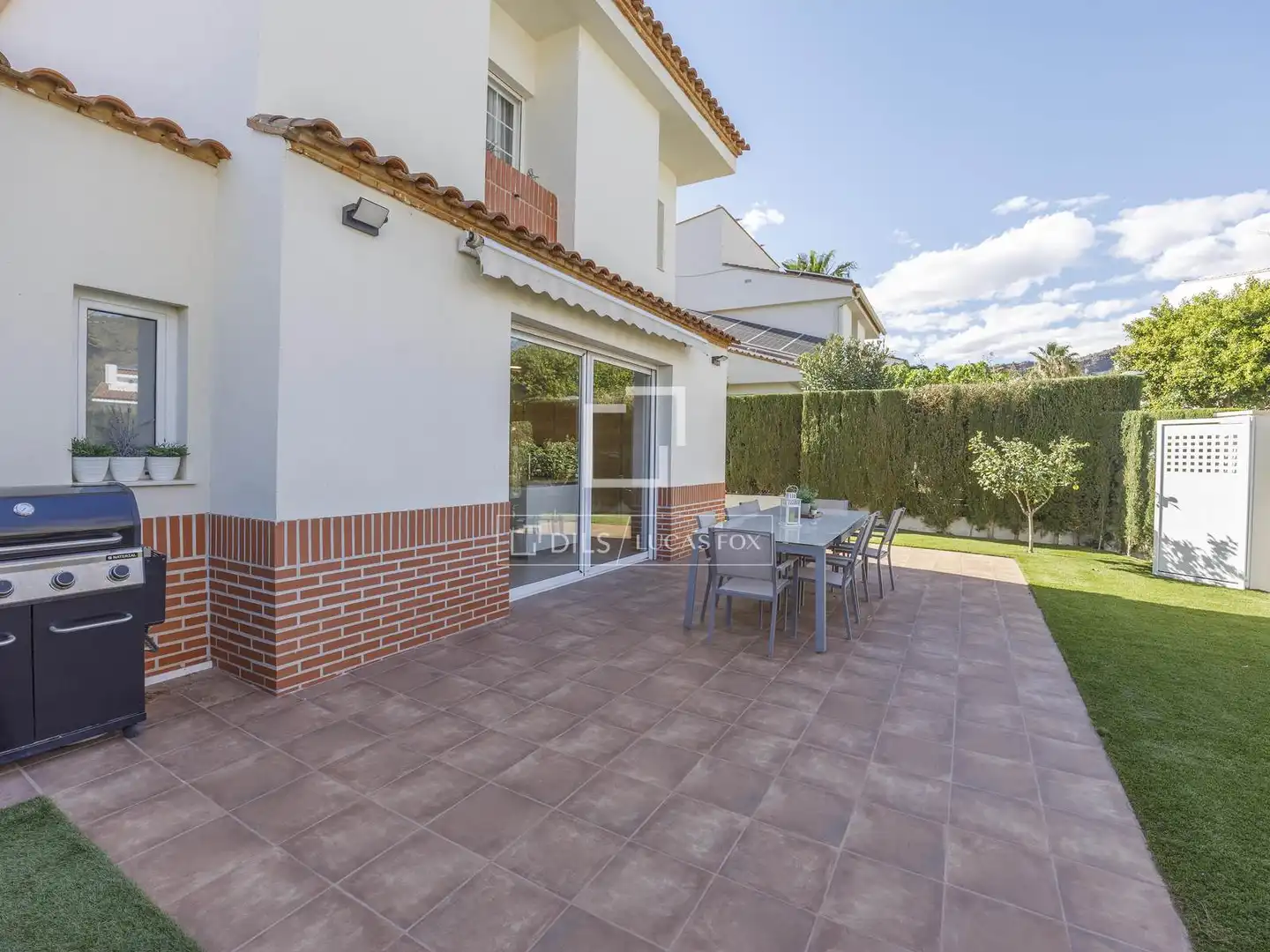 Terrassa de Casa o xalet en venda en Puçol amb Aire condicionat, Jardí privat i Parquet