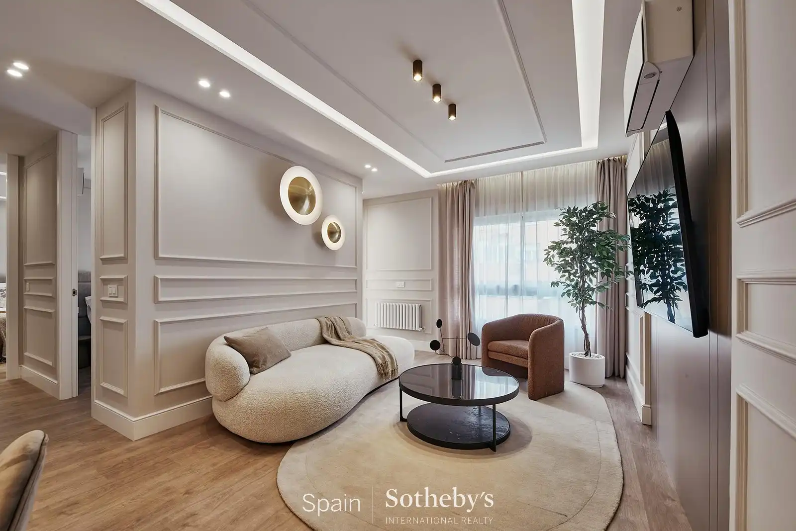 Sala d'estar de Apartament en venda en Madrid amb Aire condicionat i Calefacció
