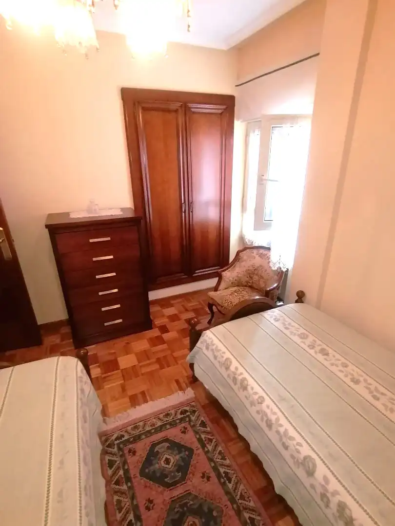 Bedroom of Flat for rent in Gijón   with Heating, Parquet flooring and Furnished