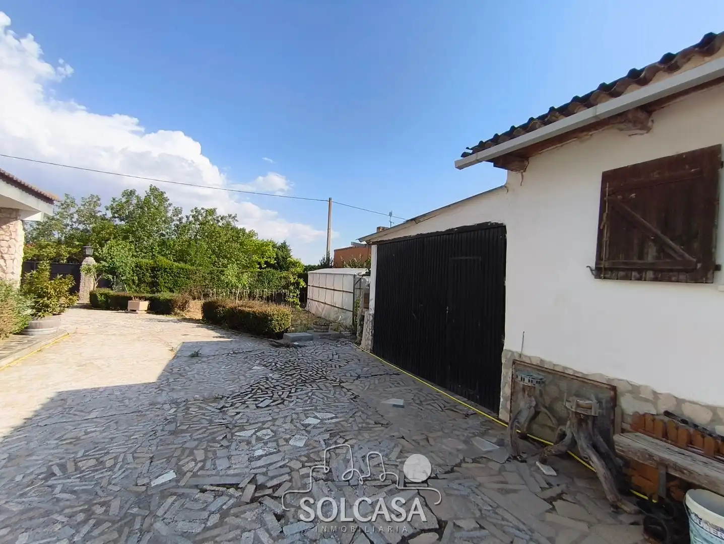 Außenansicht von Country house zum Verkauf in Trigueros del Valle mit Heizung, Privatgarten und Schwimmbad