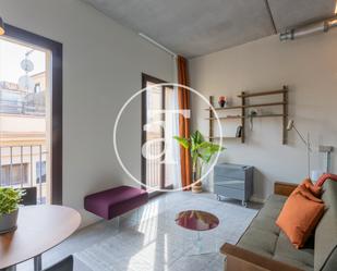 Living room of Study to rent in  Barcelona Capital  with Air Conditioner, Heating and Furnished