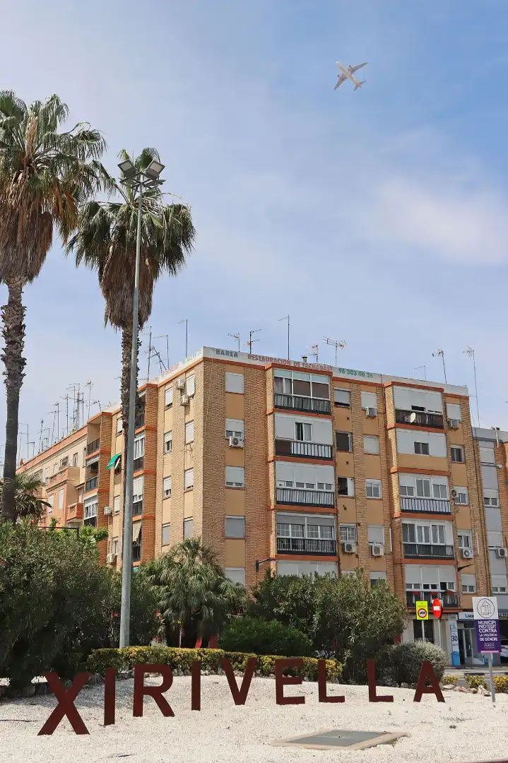 Vista exterior de Pis en venda en Xirivella amb Aire condicionat, Moblat i Balcó