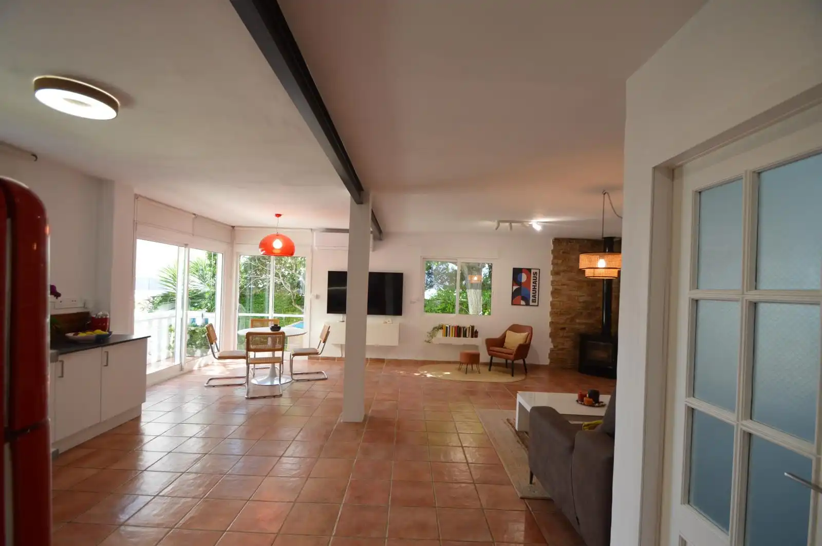 Wohnzimmer von Haus oder Chalet zum Verkauf in Vinaròs mit Klimaanlage, Heizung und Privatgarten