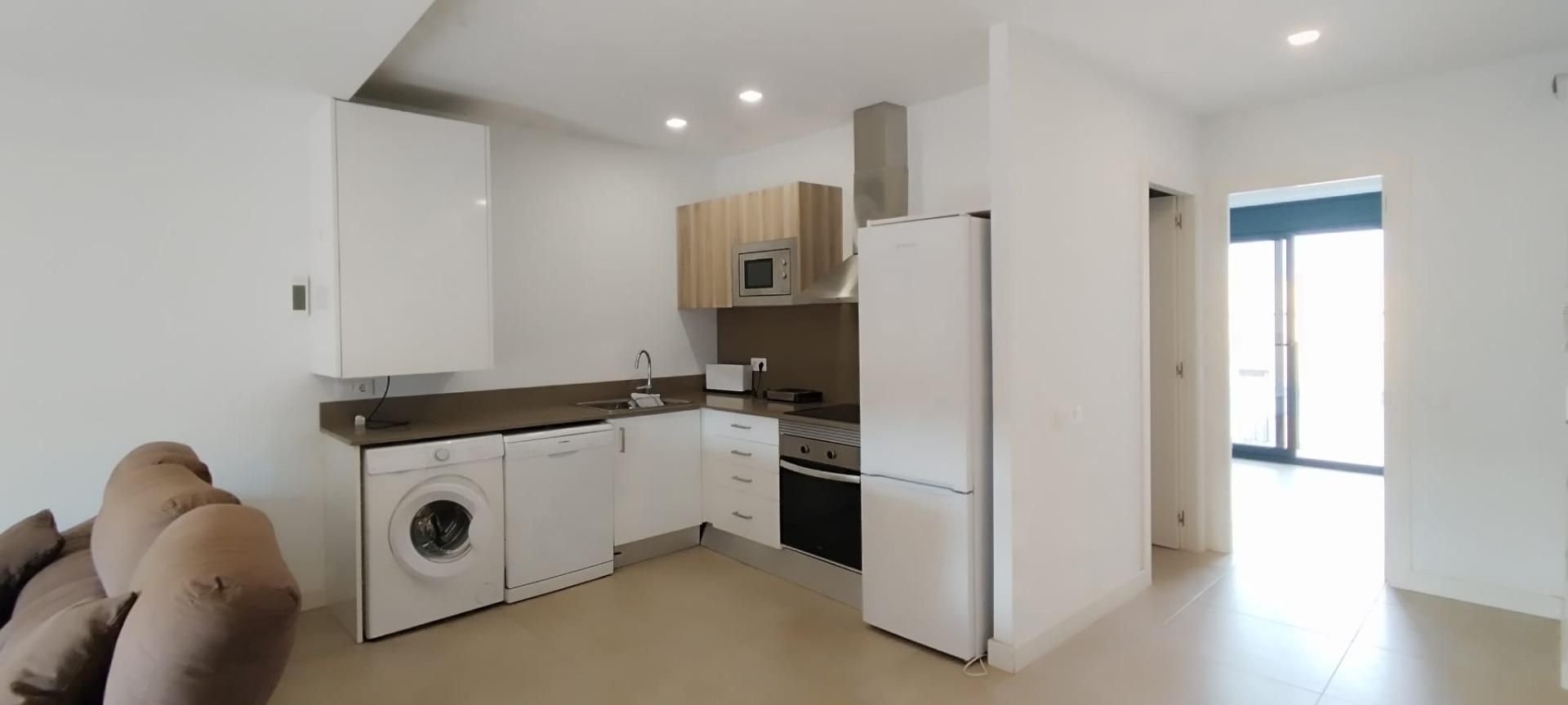 Kitchen of Flat to rent in Vilanova i la Geltrú  with Furnished and Balcony