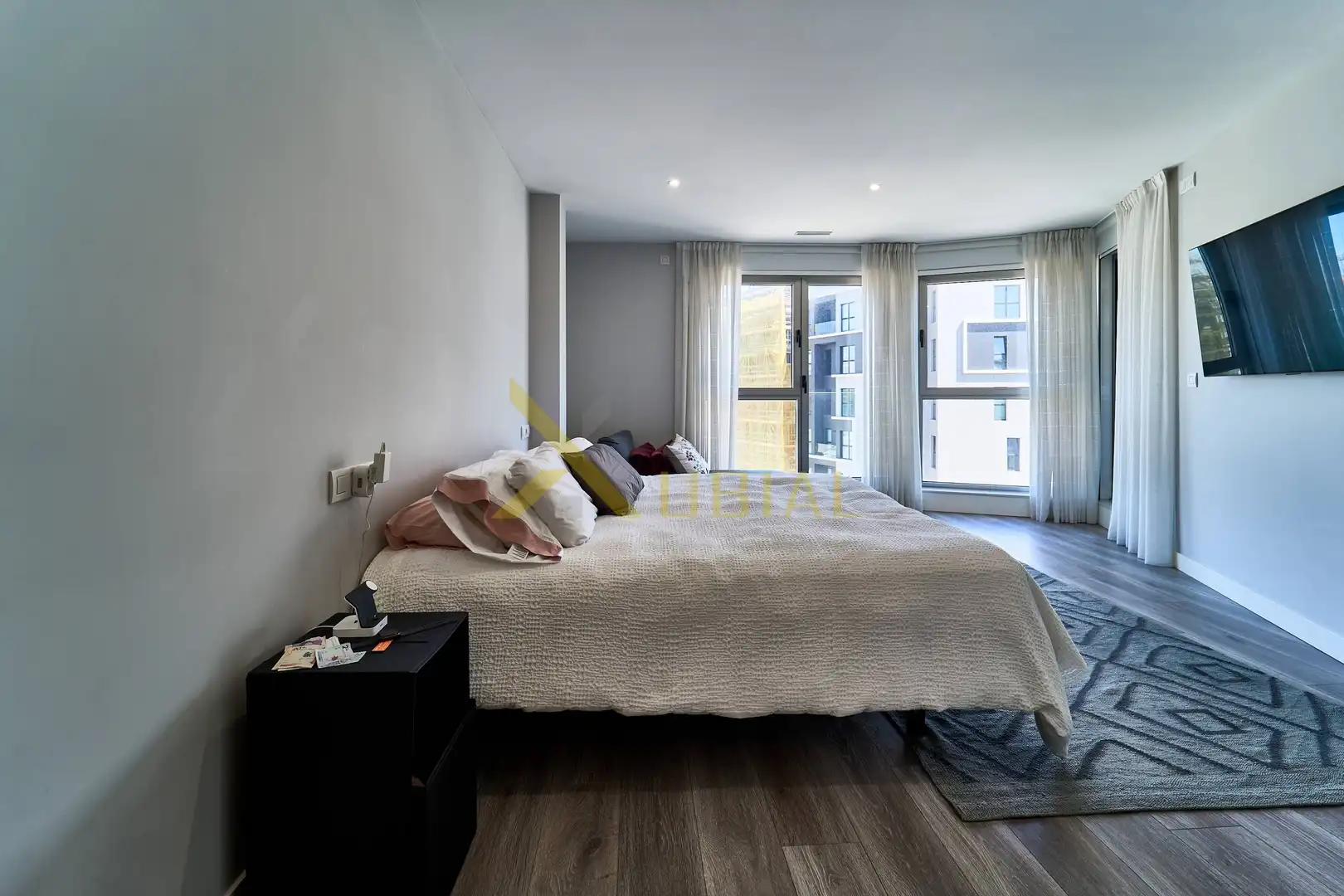 Bedroom of Flat for sale in A Coruña Capital   with Storage room, Furnished and Balcony